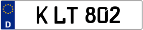 Truck License Plate